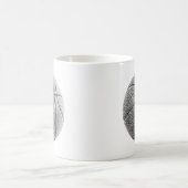 Bleistift-Effekt Basketball Kaffeetasse (Mittel)
