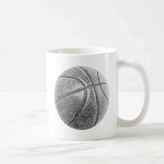 Bleistift-Effekt Basketball Kaffeetasse (Rechts)
