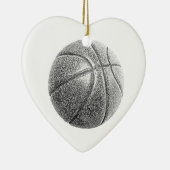 Bleistift-Effekt Basketball Keramikornament (Rechts)