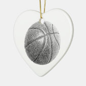 Bleistift-Effekt Basketball Keramikornament (Links)