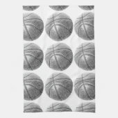 Bleistift-Effekt Basketball Küchentuch (Vertikal)