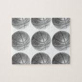 Bleistift-Effekt Basketball Puzzle (Horizontal)