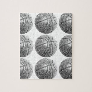 Bleistift-Effekt Basketball Puzzle