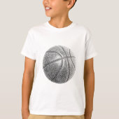 Bleistift-Effekt Basketball T-Shirt (Vorderseite)