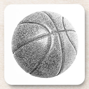 Bleistift-Effekt Basketball Untersetzer