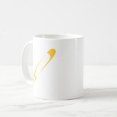 Bleistift für das Logo des Illustrators beim Kaffeetasse (Vorderseite Links)