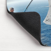 Bleistift gegen Kamera - Haifisch Mousepad (Ecke)