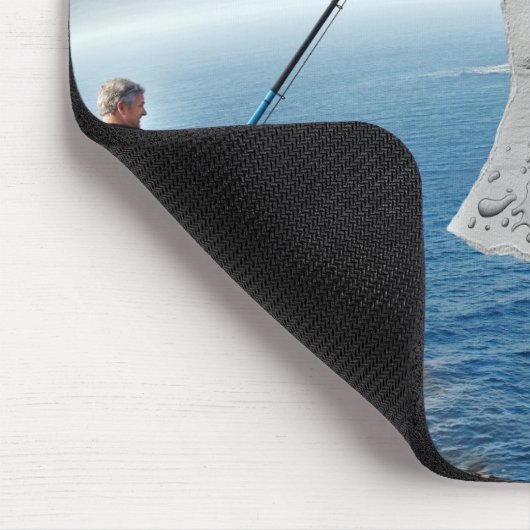 Bleistift gegen Kamera - Haifisch Mousepad (Ecke)