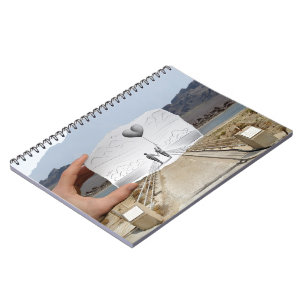 Bleistift gegen Kamera - Liebhaber Notizblock