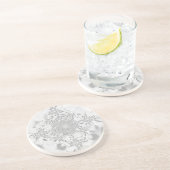 Bleistift-Grau Getränkeuntersetzer (Seite)