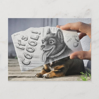 Bleistift-Kamera - Es ist Cool Postkarte