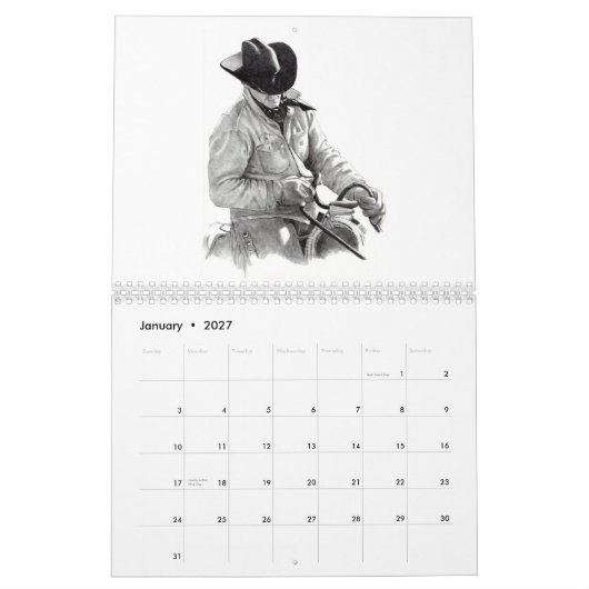 BLEISTIFT-KUNST, ZEICHNUNGEN: KALENDER: Joyce Kalender (Jan 2027)