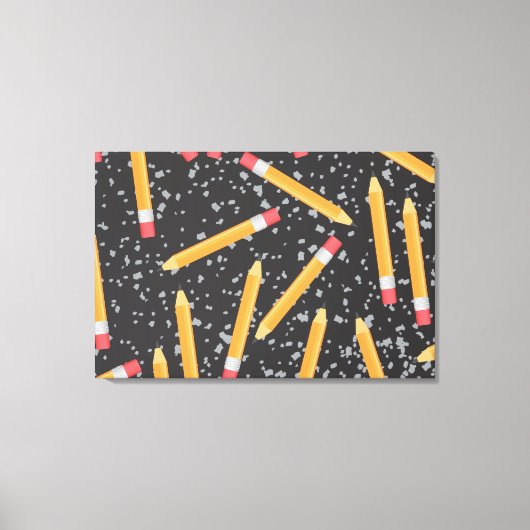 Bleistift Leinwanddruck (Vorderseite)