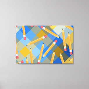 Bleistift Leinwanddruck