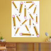 Bleistift Leinwanddruck (Insitu (Wohnzimmer))