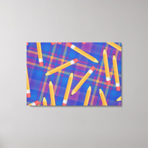 Bleistift Leinwanddruck