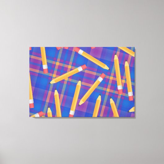 Bleistift Leinwanddruck (Vorderseite)