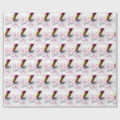 Bleistift Löschen von Text auf Papier Geschenkpapier (Flach)