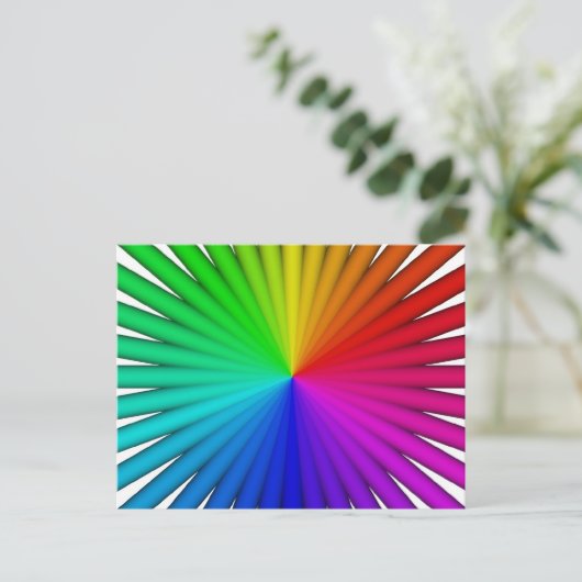 Bleistift-Muster Postkarte (Stehend Vorderseite)