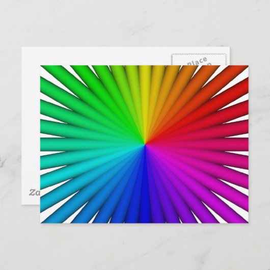 Bleistift-Muster Postkarte (Vorne/Hinten)