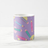 Bleistift-Party | Lavendel Classic-Tasse Kaffeetasse (Mittel)
