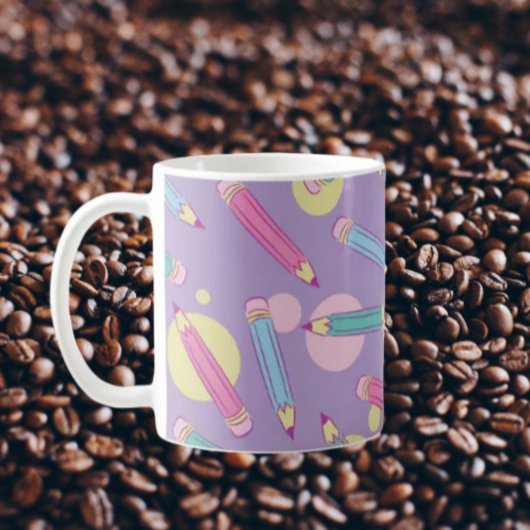 Bleistift-Party | Lavendel Classic-Tasse Kaffeetasse