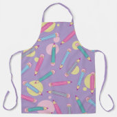 Bleistift-Party | Lavendel-Schürze Schürze (Vorderseite)
