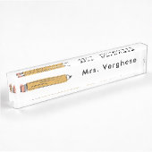 Bleistift Personalisiert Namensplakette