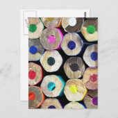 Bleistift Postkarte (Vorne/Hinten)