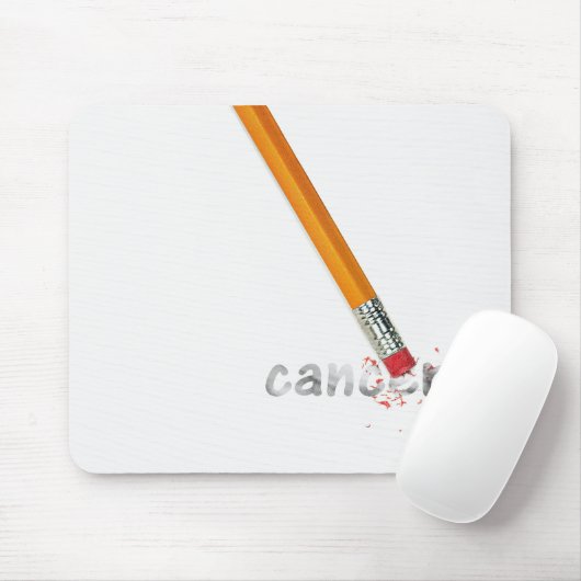 Bleistift-Radiergummi mit Krebstext Mousepad (Mit Mouse)