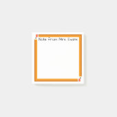 Bleistift-Rahmen Post-it Klebezettel (Vorderseite)