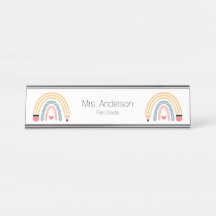 Bleistift-Regenbogenlehrer