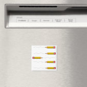 Bleistift-Schrabell auf weiß Magnet (In Situ (Geschirrspüler))