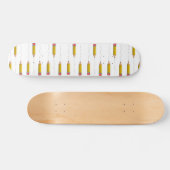 Bleistift-Schrabell auf weiß Skateboard (Horizontal)