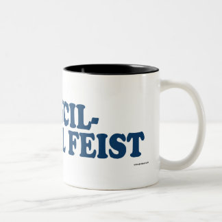 Bleistift-Schwanz Feist-Blau Zweifarbige Tasse