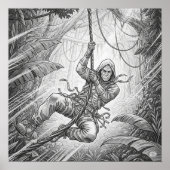 Bleistift-Sketch-Adventure Poster (Vorne)