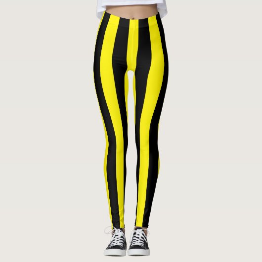 Bleistift Streifen Leggings (Vorderseite)