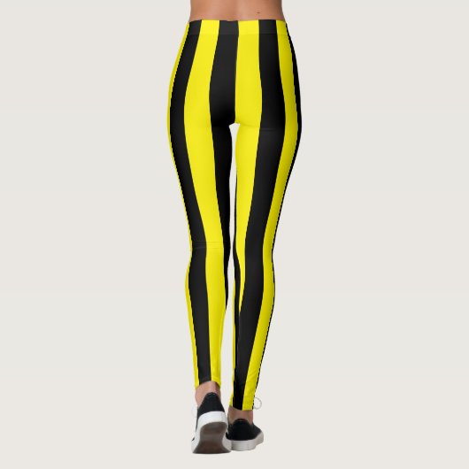 Bleistift Streifen Leggings (Rückseite)
