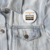 Bleistift und Kompaktkassette Button (Beispiel)