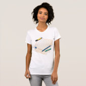 Bleistift und Papier T - Shirt Frauen (Vorne ganz)