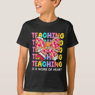 Bleistift-Unterricht ist eine Herzensarbeit Lehrer T-Shirt