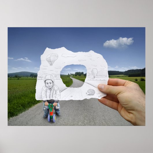 Bleistift VS-Kamera - Kinderspiel Poster (Vorne)