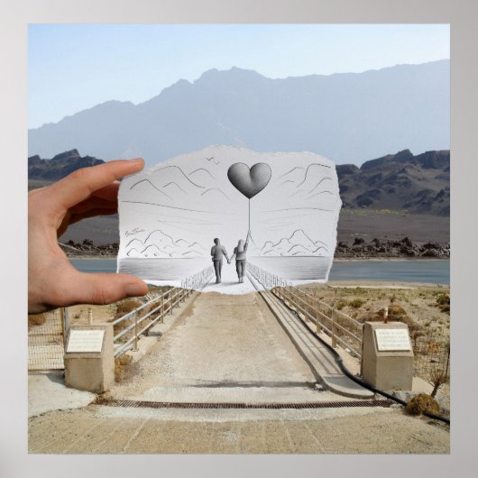 Bleistift VS Kamera - Liebhaber Poster (Vorne)