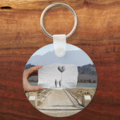 Bleistift VS Kamera - Liebhaber Schlüsselanhänger (Vorderseite)