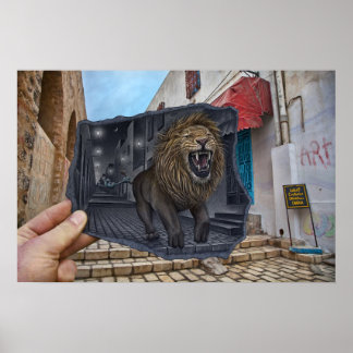 Bleistift VS Kamera - Mighty Lion Poster