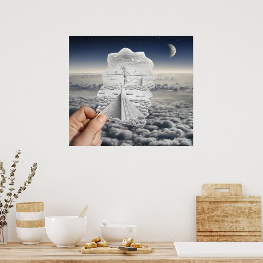 Bleistift Vs Kamera - Tightrope Walker Poster (Küche)