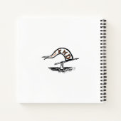 Bleistift Zeichnend Personalisiertes Sketchbuch Notizblock (Rückseite)