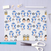 Bleistifte aus dekorativem Gewebe Seidenpapier (Handwerk)