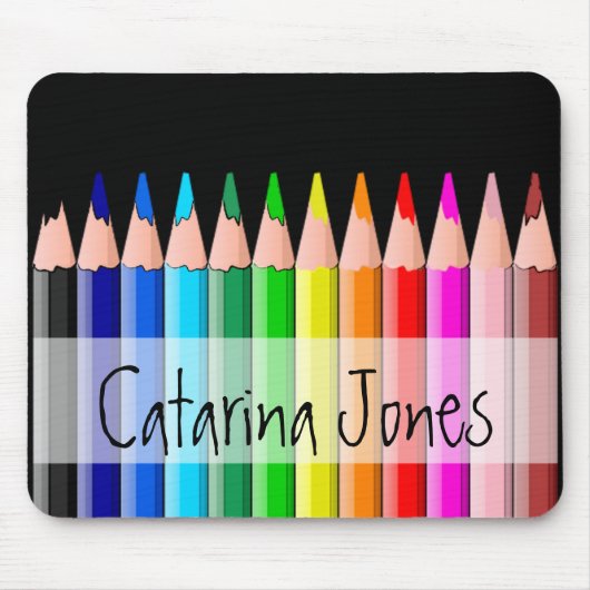 Bleistifte - besonders angefertigt mousepad (Vorne)