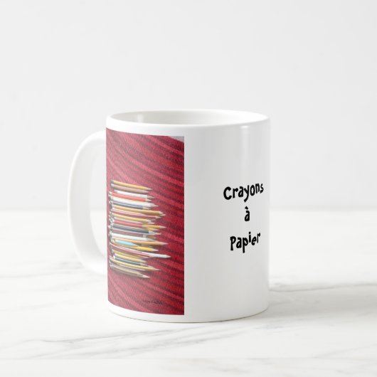 Bleistifte Kaffeetasse (Vorderseite Links)